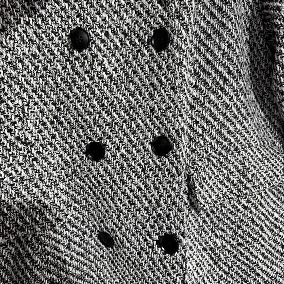 Nwt Bloomchic 18-20 2XL Tweed Lapel Collar Button Up Pocket Coat - Picture 7 of 13